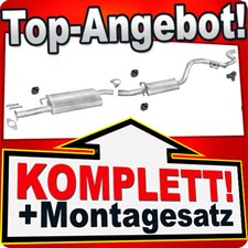 Auspuff für FORD TRANSIT TOURNEO 2.0 SWB 2835mm 85kW 1994-2000 Auspuffanlage