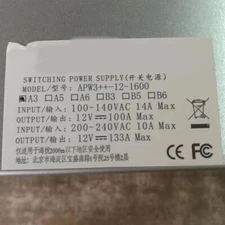 AC100-140V/AC 200-240V For Bitmain APW3++-12-1600 A3 Switching Power Supply