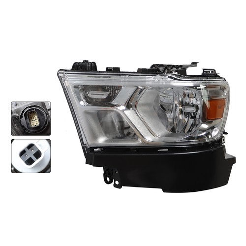 New Left Driver Headlight Head Light For 2019 2020 2021-2023 Dodge RAM 1500 - Picture 3 of 9