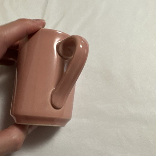 2 X HLC Colorations Homer Laughlin Company Coffee Cups VTG Pink- Set of 2 - Picture 4 of 23