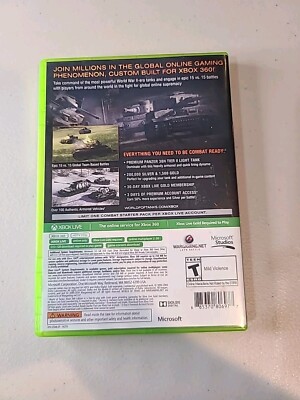 World of Tanks Xbox 360 Edition No Manual | eBay
