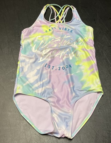 Girl's Justice Swimsuit One Piece Cali Vibes XL