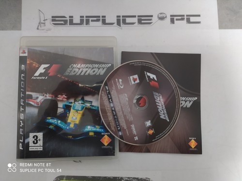 Formule One Championship Edition - (with Record) - PS3 - Game Fr - Forjob Toul - Picture 1 of 3