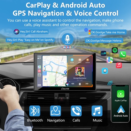Cámaras delanteras y traseras estéreo para automóvil Carpuride W905 inalámbricas Carplay Android - Imagen 5 de 10