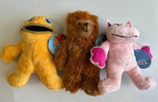 BRAND NEW OFFICAL 6INCH RAINBOW PLUSH BAGCLIPS ZIPPY KEYRING SOFT TOY BUNGLE