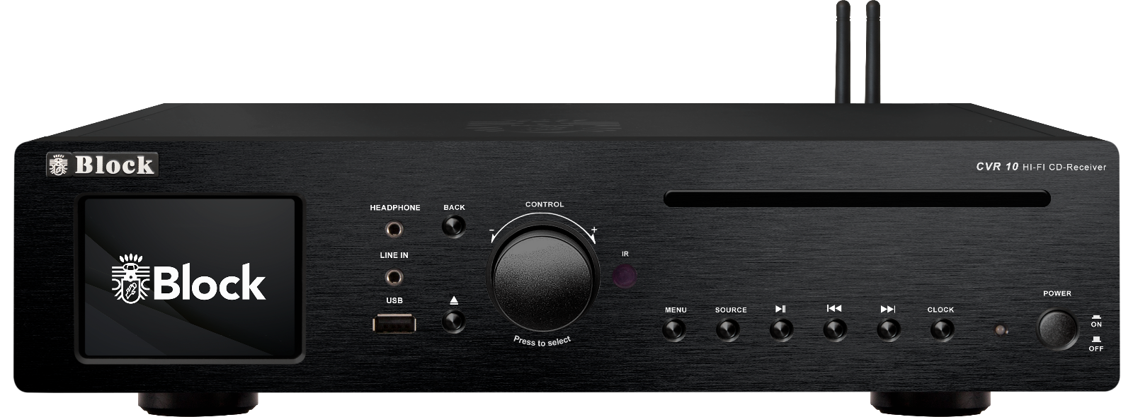 Audio Block CVR10 Bluetooth, Spotify, schwarz