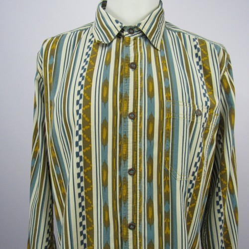 The Territory Ahead Button Up Shirt Men's Large Tall Plaid Corduroy Southwestern - Picture 4 of 11