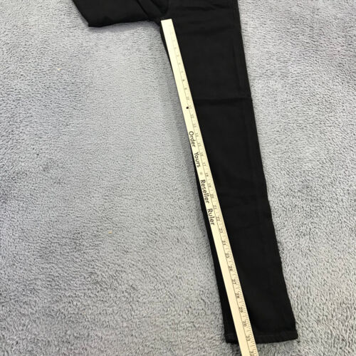 Nudie Jeans Womens 28X32 Hightop Tilde Black Organic Cotton Stretch 112809 - Picture 3 of 12