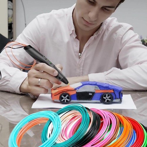 20 kolorów Pen 3D PLA Filament Wkłady 3 metry Każdy kolor Materiał do drukowania 3D - Zdjęcie 11 z 13