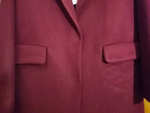 Super Nuovo 40 Donna berna Morbido Lungo Color Prezzo Tg Burgundi Cappotto nqZH08Tfw