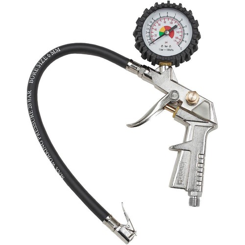 Clarke Tyre Inflator Air Line 0-170psi Pressure Gauge 1/4" BSP Connector 30D - Picture 2 of 6
