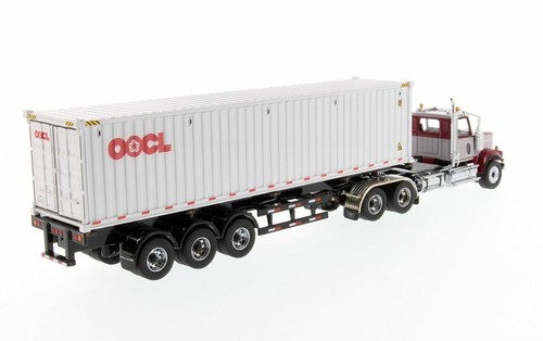 Camión diecast DM 1:50 71064 Western Star 4900 SF cabina corta contenedor de 40 ft OOCL - Imagen 5 de 7