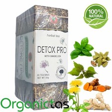 Mezcla de hierbas de té DETOX 100 % natural para desintoxicación, limpieza y pérdida de peso