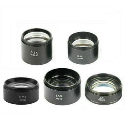 0.3X 0.5X 0.75X 1.5X 2X Mikroskope VorsatzIinse Barlow Linse Objektiv Linse 48mm