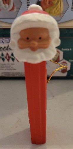 PEZ Santa A + B Collectors' Ornaments 2000 Christmas Acornia Gifts 3.75" Vintage - Picture 10 of 17