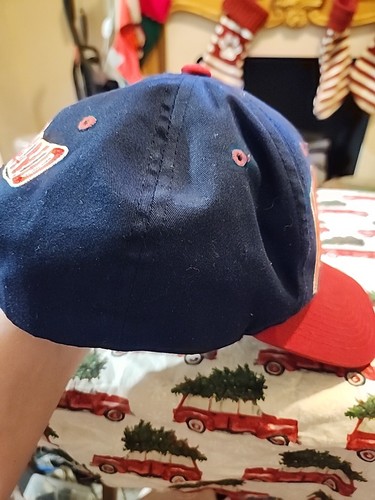 Vintage Cleveland Indians The G Cap Snapback Script Splash Hat GROSSCAP MLB - Picture 5 of 15