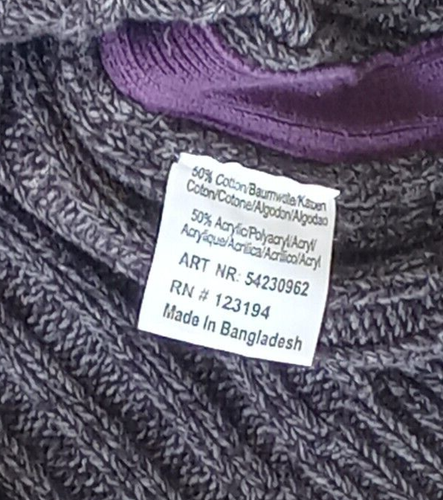 Cárdigan acanalado para hombre No Excess L suéter mezcla de algodón bolsillos cálido pesado defectuoso - Imagen 10 de 13