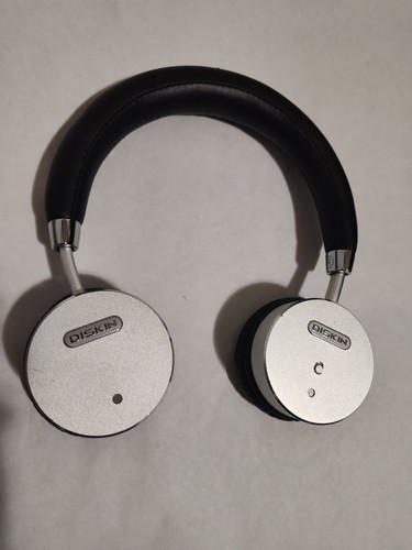 Diskin schwarz/silber kabellose Bluetooth Lautstärkeregler On-Ear Kopfhörer  - Bild 1 von 7