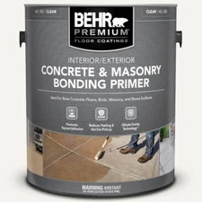 1 Gallon Clear Concrete Masonry Bonding Primer Garage Basement Epoxy Paint