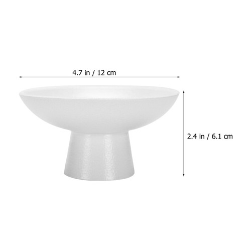 Ceramic Fruit Bowl Pedestal Tray Footed Serving Dish Bowls for Kitchen Counter - Picture 7 of 12