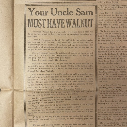 The Glasgow Republican Sept 12 1918 (4 pg) WW1 Letters From Our Soldier Boys KY - Picture 12 of 19