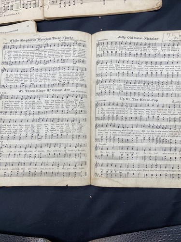 Vintage Musikliederbuch Anfang 1900, Handbuch, Bastelmaterial. - Bild 7 von 16