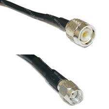LMR200 Silver TNC MALE to RP-SMA MALE Coax RF Cable USA Lot