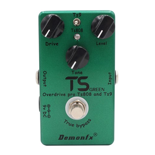Demon fx TS II Green 2 Overdrive Guitar Bass Effect Pedal True Bypass DC 9V - Picture 5 of 15