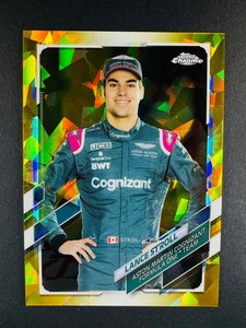 2021 Lance Stroll Gold Sapphire 37/50 Topps Chrome #8 Formula 1 F1