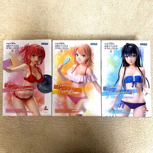 Yukino Yukinoshita Yui Yuigahama Iroha Isshiki Luminasta Figure Set New Japan - Picture 1 of 5