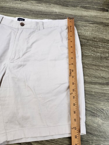 J. Crew Re-Imagined Chino Shorts Men's 38 Beige Stretch - Picture 7 of 8