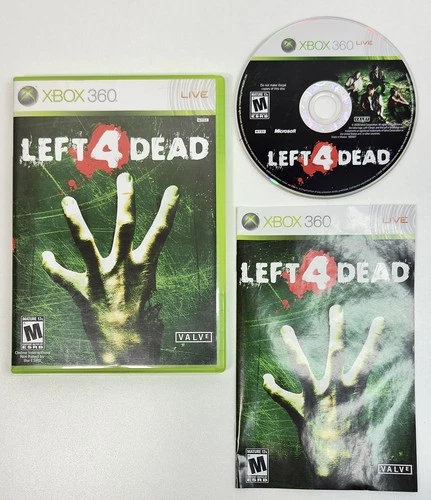 Left 4 Dead (Microsoft Xbox 360, 2008) COMPLETE! FREE SHIPPING!