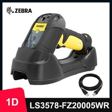 Symbol LS3578-FZ20005WR 1D Wireless Bluetooth Barcode Scanner Imager with Cradle