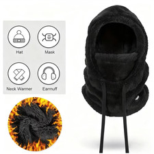 Winter Warm Thermal Windproof Balaclava Ski Hood Motorcycle Face Cover Polar