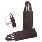 20PCS Single Wine Bottle Bag - Non-woven Fabric Wine Present Bags Reusable