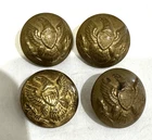 4 VINTAGE 23MM CIVIL WAR US GENERAL SERVICE BUTTONS