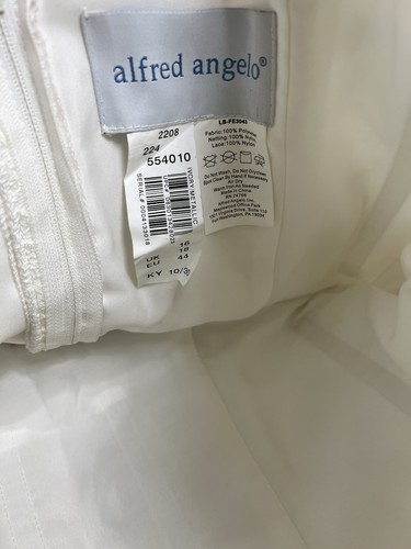 Size 16 Alfred Angelo Wedding Dress New W/Tags - Picture 17 of 17