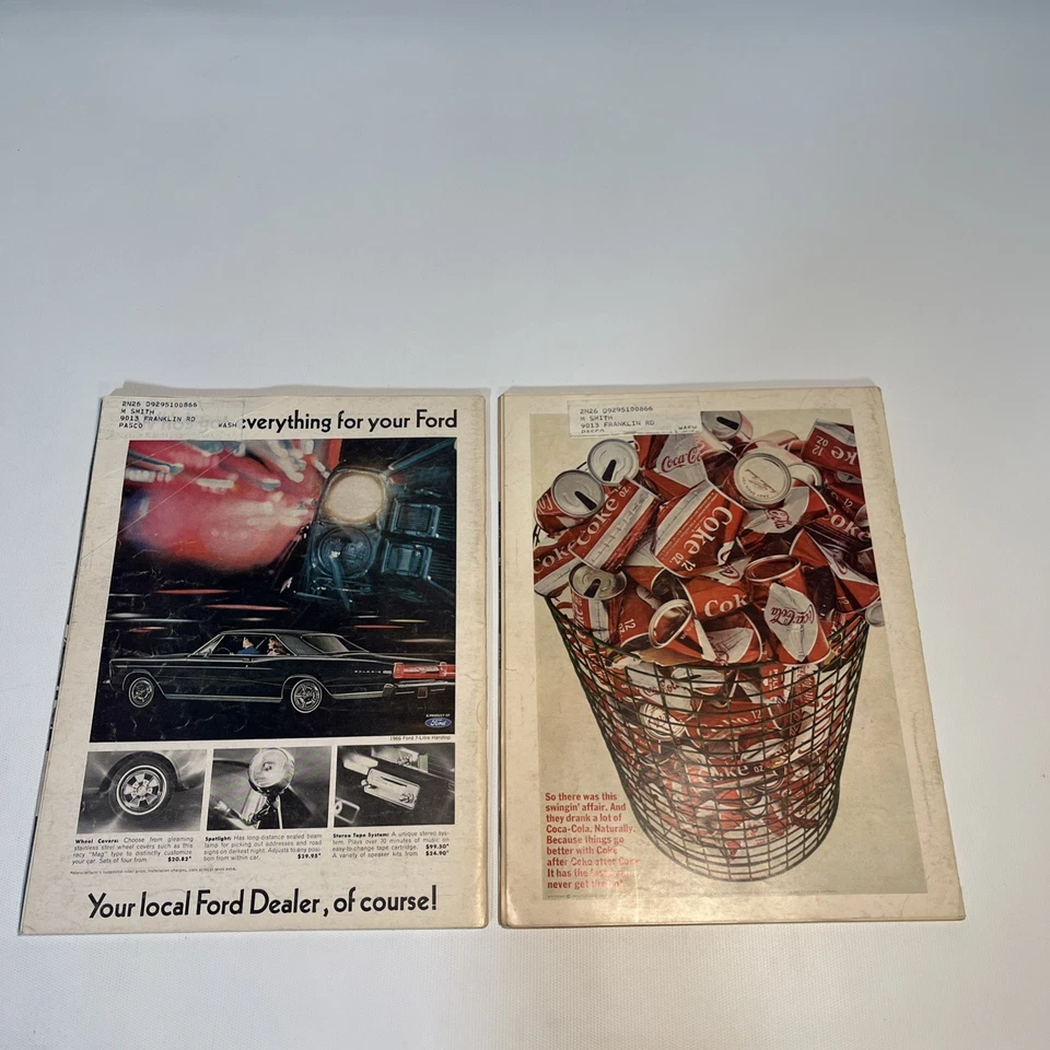 Vintage Lot Of 8 Motor Trend Mag. 1966,67,71,72 Camaro Mustang barracuda Corvett - Image 3 of 4