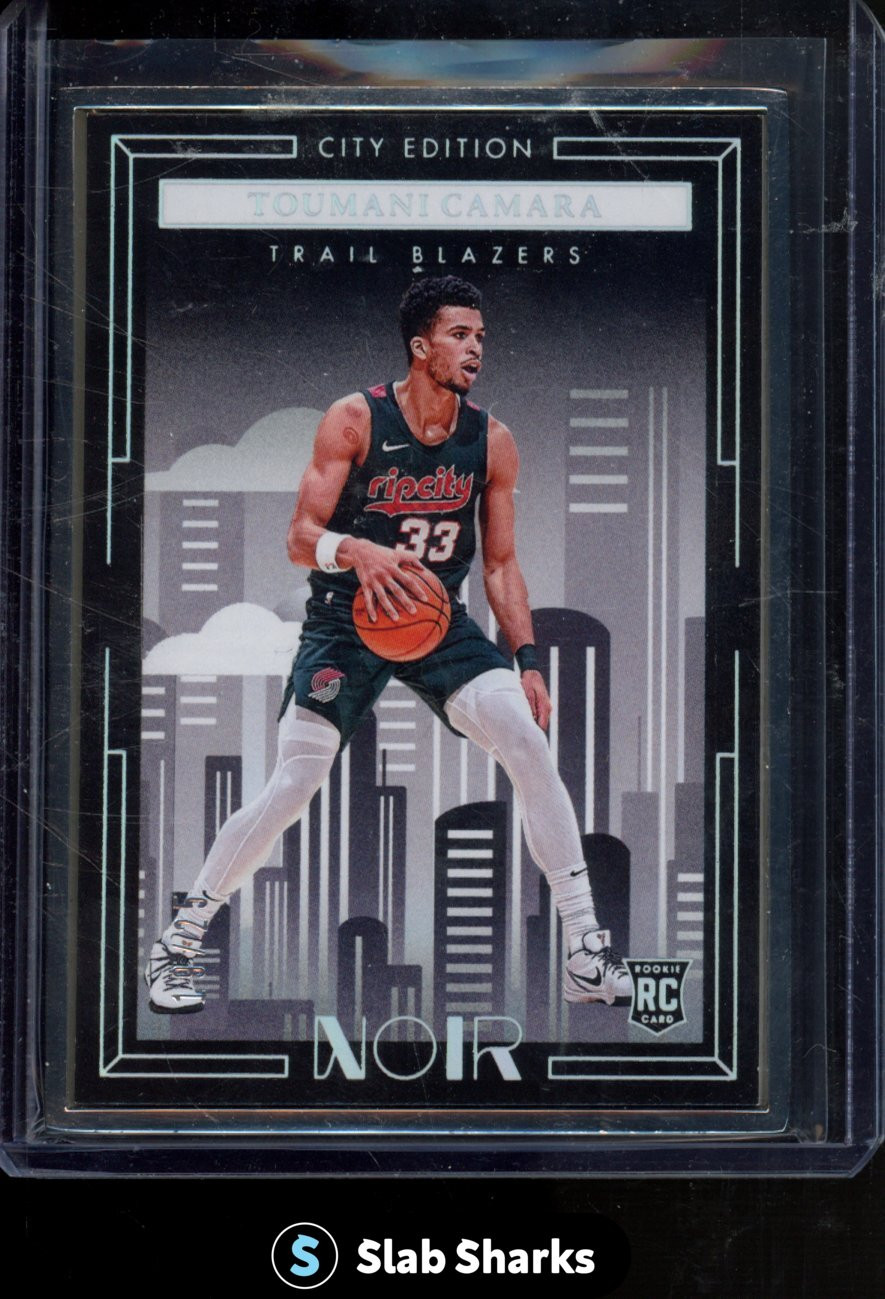 2023-24 PANINI NOIR TOUMANI CAMARA ROOKIE CITY EDITION /25 #250