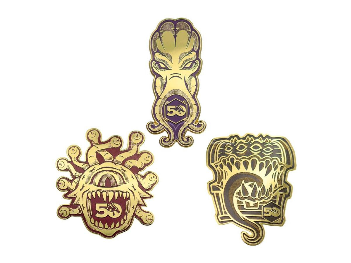 Dungeons & Dragons Spilla Badge Set 50th Anniversary Fanattik