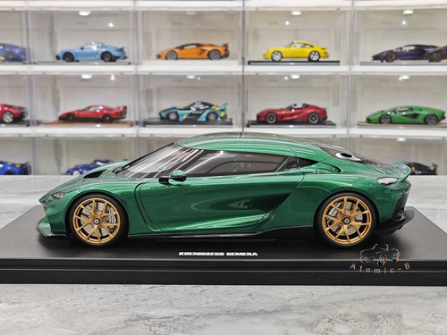 GT Spirit 1:18 Koenigsegg Gemera Green simulation resin car model - Picture 6 of 19