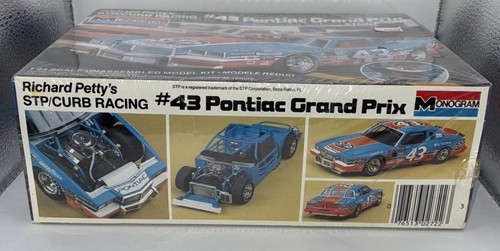 🏁 Monograma Richard Petty's #43 STP Pontiac Grand Prix 1:24 Modelo Kit #2722 F/SH - Imagen 7 de 7