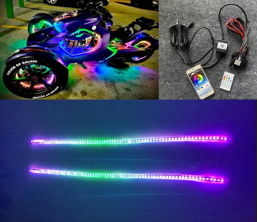 CHASING Flowing Series 2PCS 6.5FT Lights Strips For Slingshot Hood