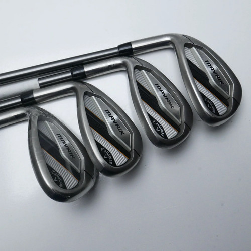 Used Callaway Mavrik Iron Set / 5 - SW + AW / Regular Flex / Left-Handed - Picture 3 of 11