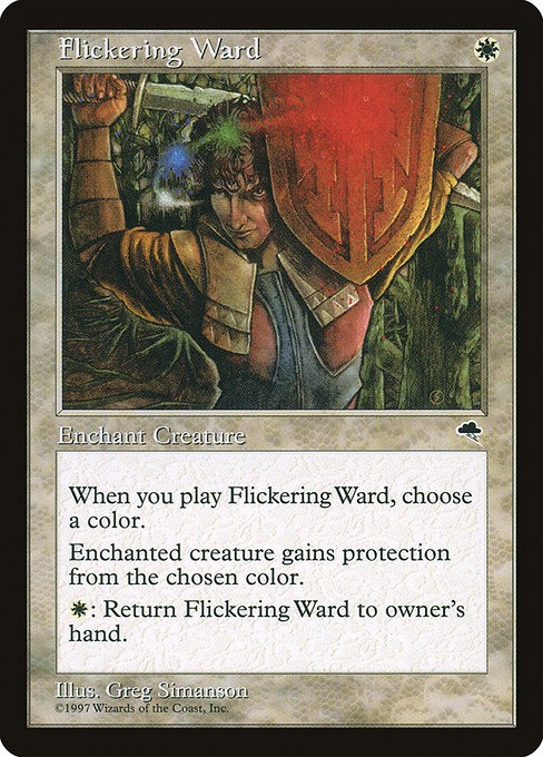 Flickering Ward - Tempest  | Magic The Gathering Card