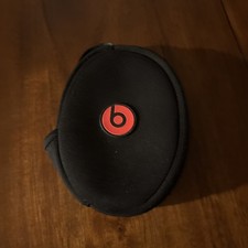 Beats By Dre Headphones Soft Carrying Case Black Red Logo Powerbeats