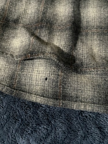 VTG Pendleton XXL Long Brown Flannel Virgin Wool Western Pearl Snap Plaid - Picture 6 of 7