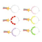 18 Pcs  Hawaii Style Wine Charms Wine Glass Identifiers Cup Signs Party Supplies