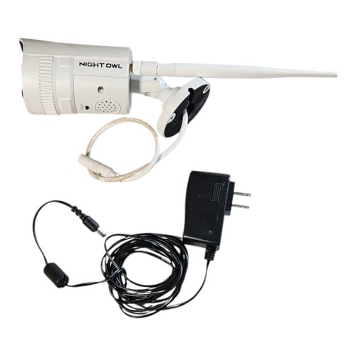Night Owl WCM-C20W-BU-JUN Addon Wireless Camera, Power Supply & Ant - White