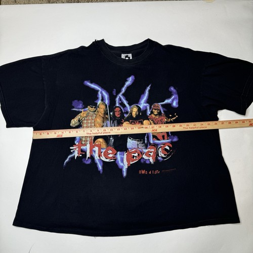 Vintage 90s Vintage WCW NWO The PAC Wrestling Lightning TShirt Size XL - Bild 16 von 16